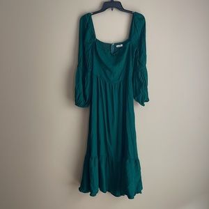 Reformation Green Dress Size 10